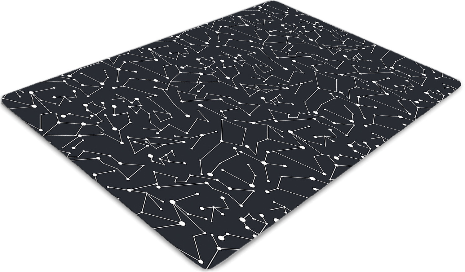 Podlahová ochranná podložka - Ochranná podložka pod stoličku - Podlahová podložka - 100x70 cm - Súhvezdia galaxie