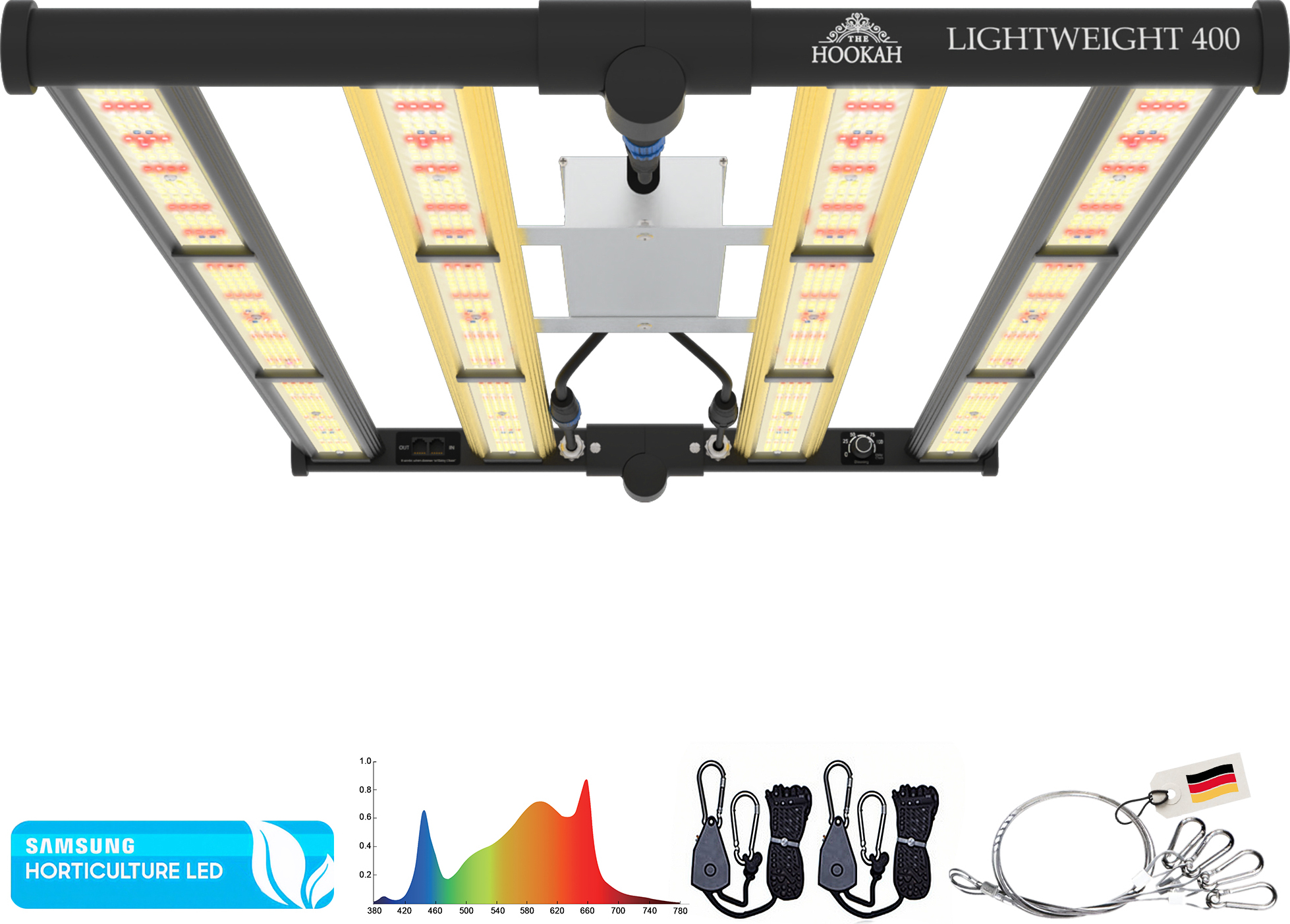 400W SAMSUNG PRO Grow LED LIGHT Licht Pflanzen Lampe