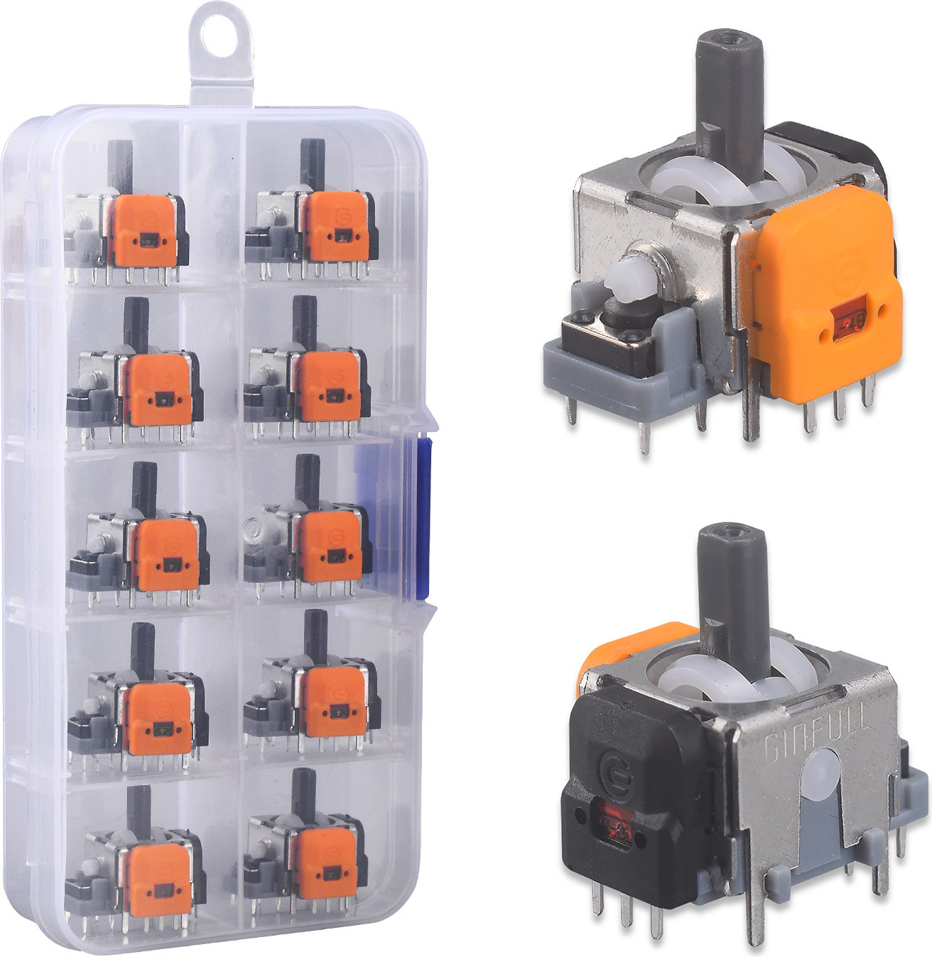 INF Sada 10 joystickov PS4 Hall