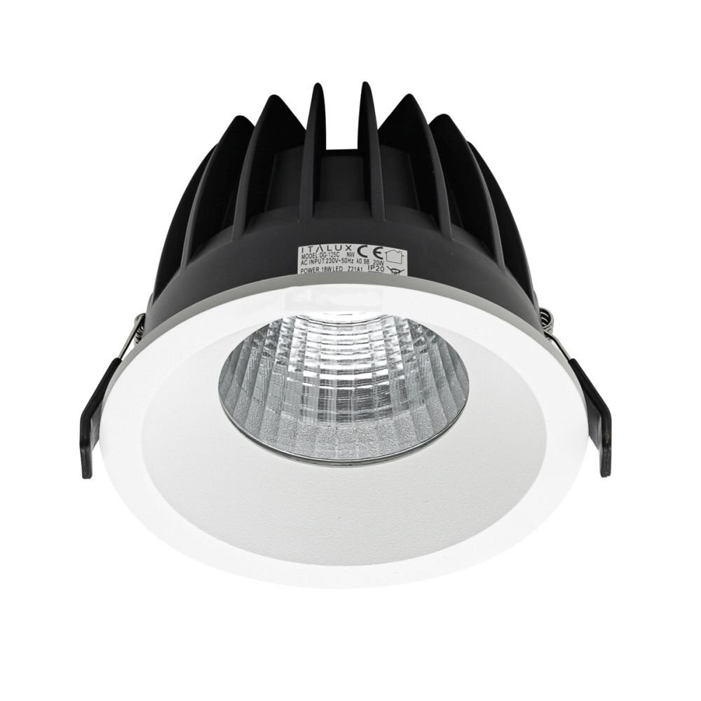 Einbauleuchte hermetisch IP54 LED 18W REZZO DG-125C/WK-NW/70 Italux