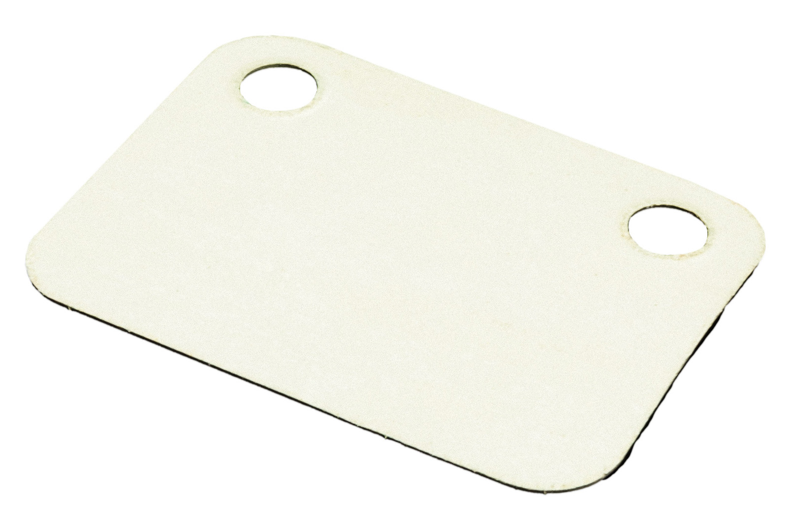 SCHULTE Lagertechnik Trennfolie für Einfachfuß - 80x58 mm, mit 2 Bohrungen 12693-TF