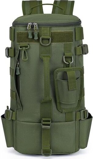 Unbranded Outdoor-Angelrucksack mit Rutenhalter, Grün