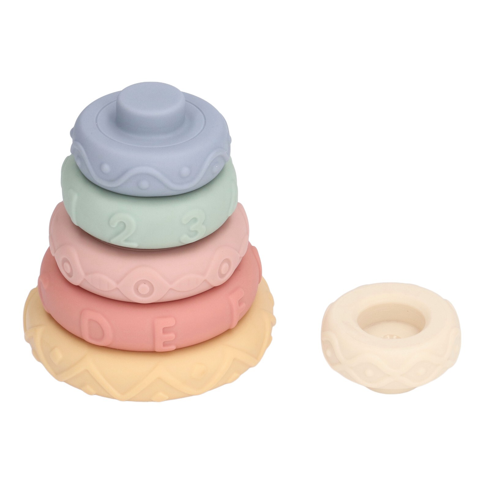 Cocosity Stapeln Ring,Stapeln Turm,Stapeln Kreise,Kinder Stapeln Ringe,Stapeln Ringe Spielzeug,Early Educational Toy