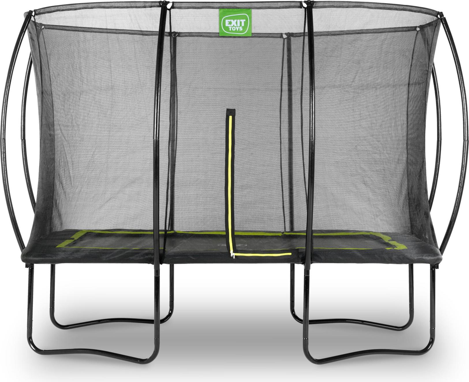 Trampolína EXIT Silhouette 214 x 305 cm, na nohách, obdĺžniková, pre deti, čierna