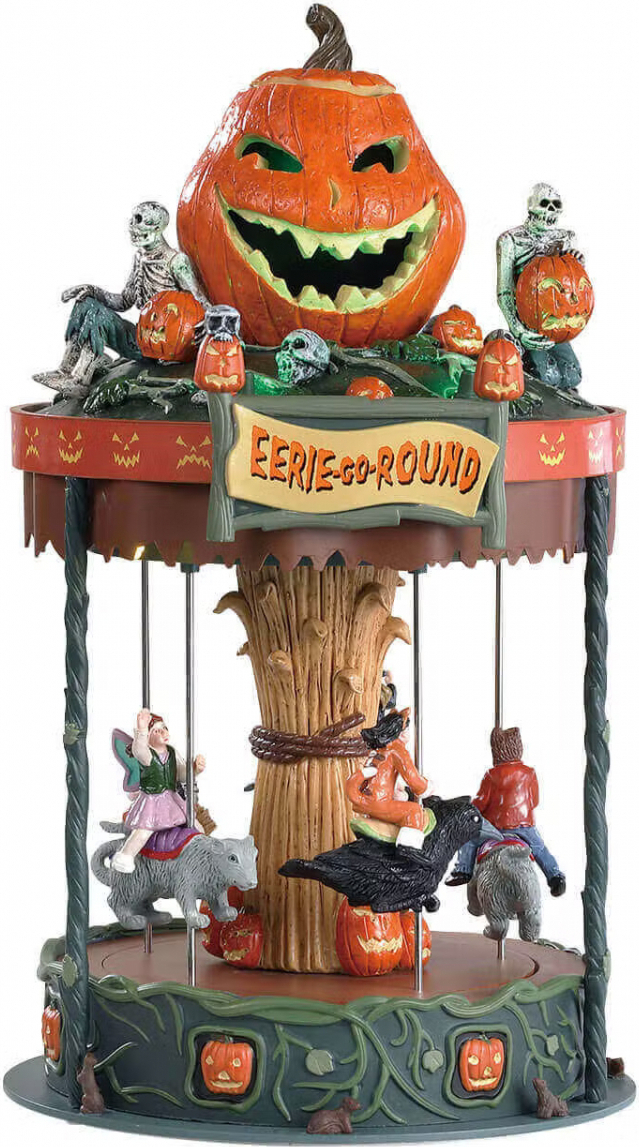 spooky-town Eerie Go Round - Lemax Spooky Town 53849