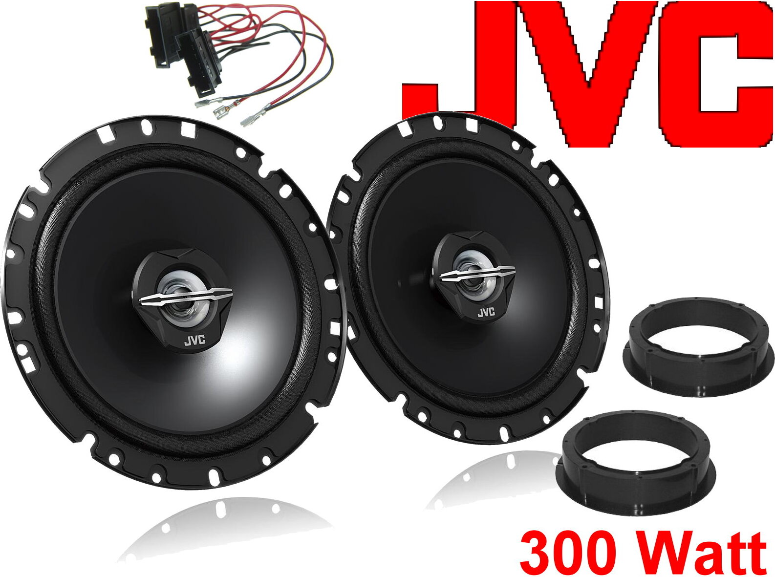 DSX JVC Lautsprecher Set passend für Passat CC Bj 08-13 Tür hinten 300 W jvcpassatcc