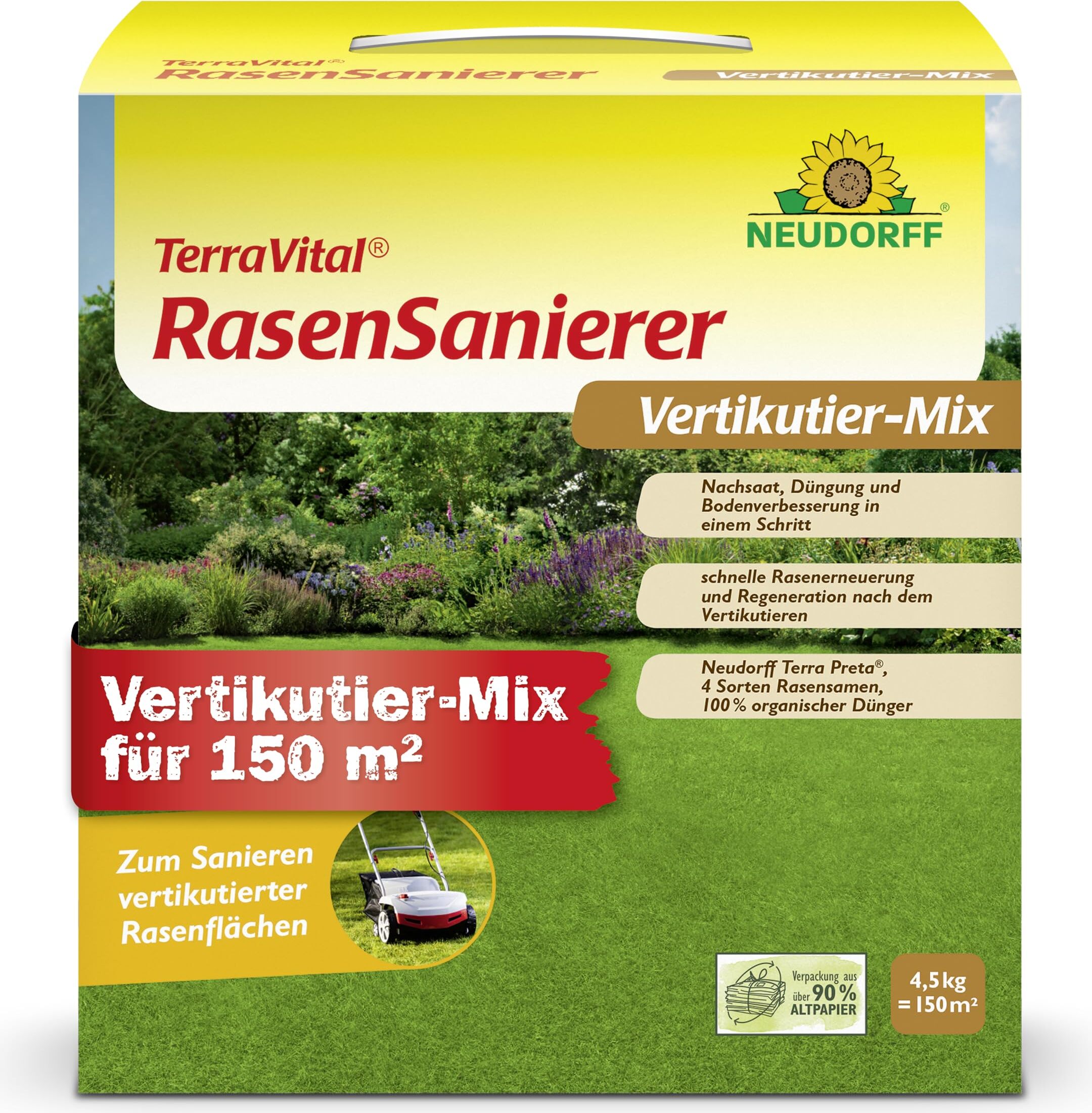 Neudorff TerraVital RasenSanierer 4,5 kg für 150 m² 01308