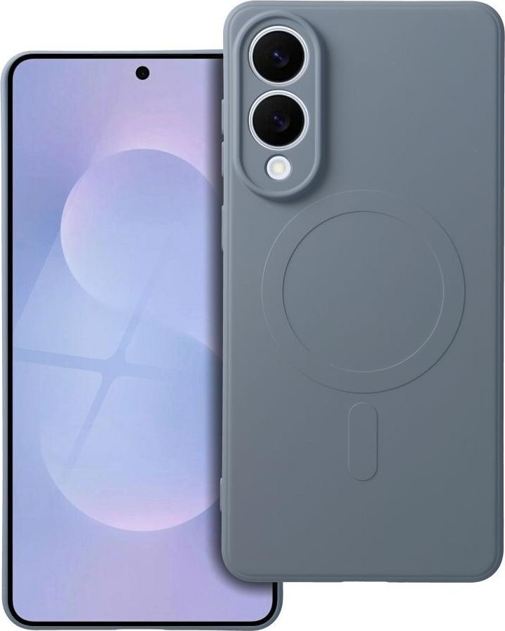 SILIKÓNOVÝ KOV na mobilný telefón kompatibilný s MagSafe vhodný pre SAMSUNG S25 Edge čierny