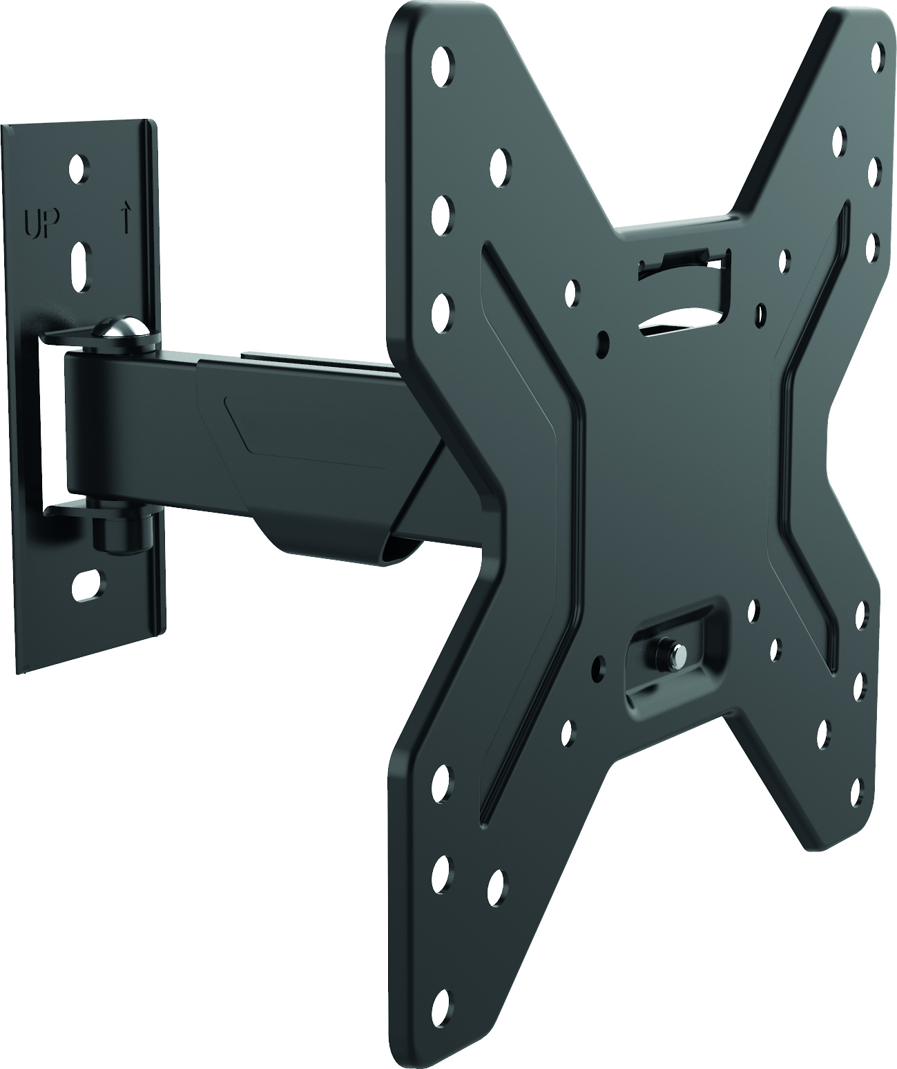 ECG LD 174202 | TV-Halter | Für LED / LCD | 17"- 42" | VESA: 75x75 bis 200x200 | Maximale Belastung: 25 kg | mit Platz für Kabel |