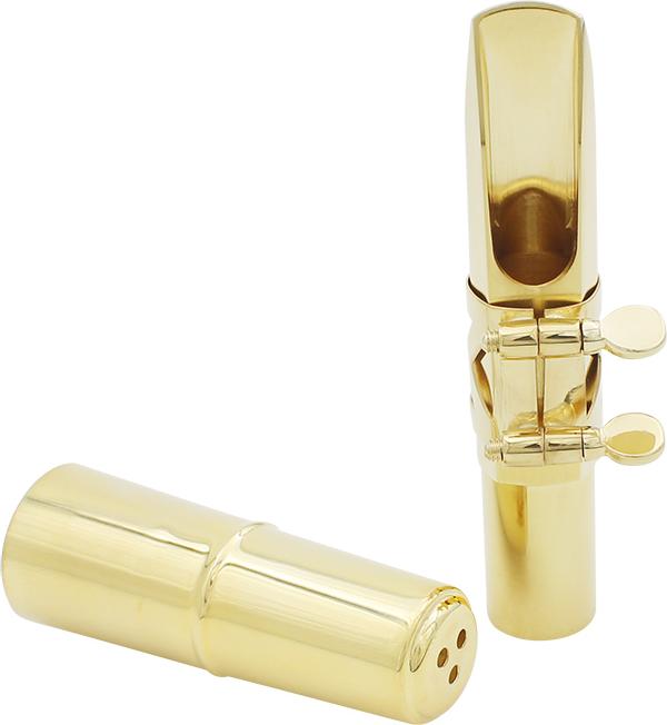 Cocosity Saxophon Mundstck Kit, Messing Alt Sax Mundstck Zubeh?r mit Kappe und Mundstck Pads fr Anf?nger (7)