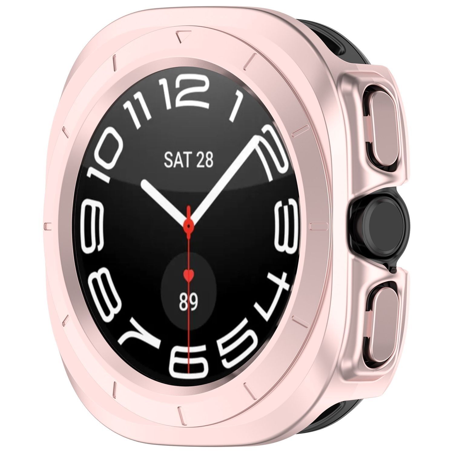 Pre Samsung Galaxy Watch Ultra 47 mm plastové puzdro PC Pink