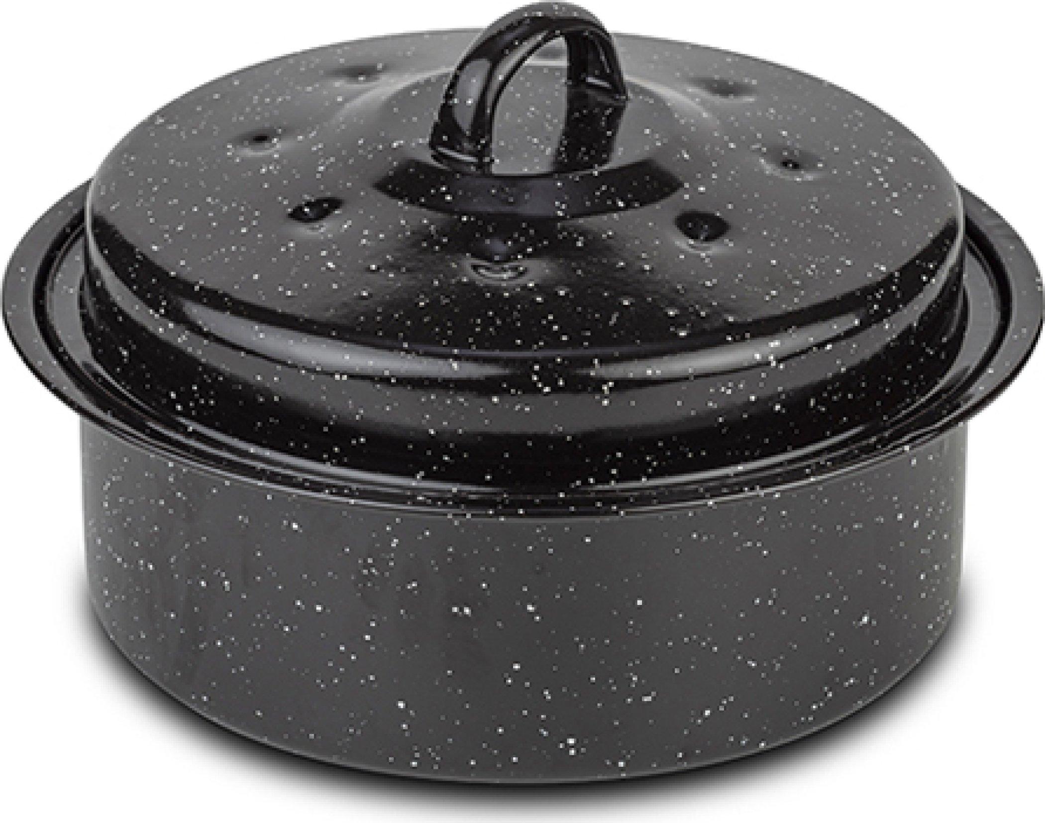 NAVA Runde Emaille-Backform mit Deckel - 3l