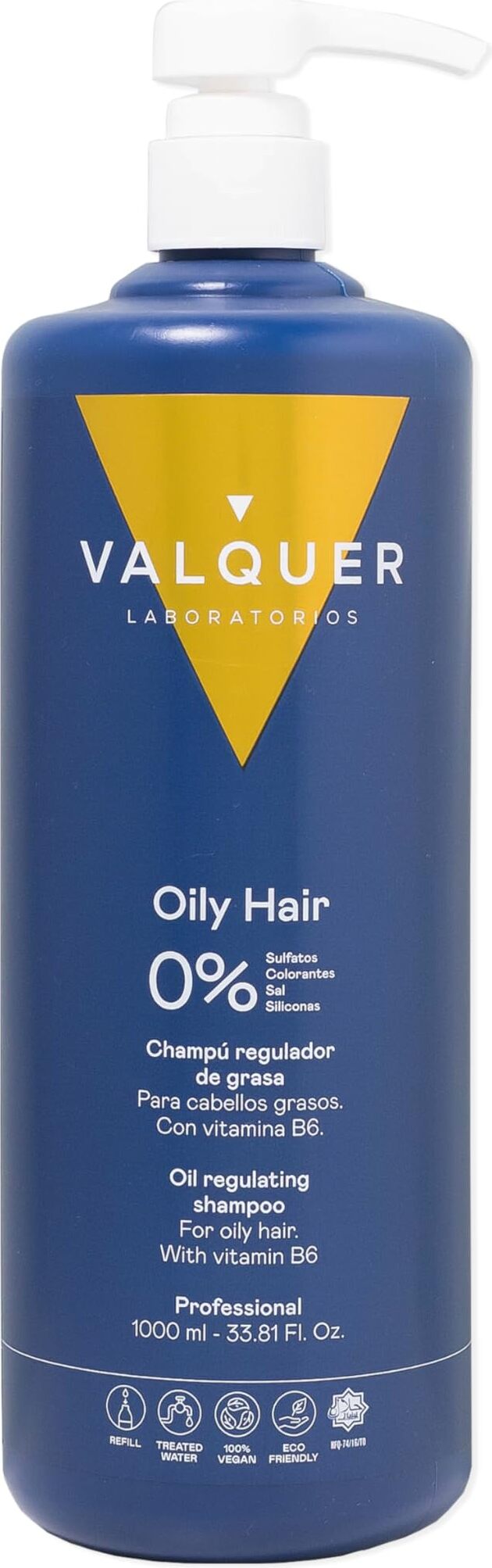 Valquer OILY HAIR 0% fettregulierendes Shampoo 1000 ml Oil Regulating
