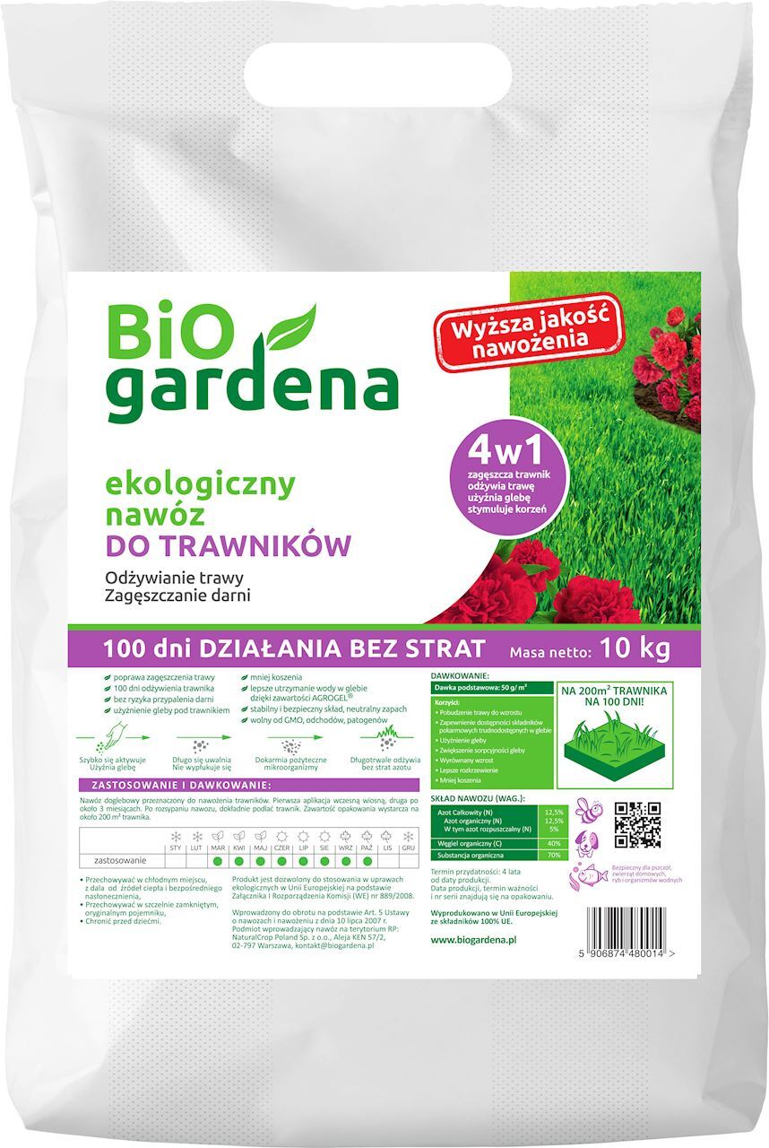 BIO GARDENA ÖKO-RASENDÜNGER 10 kg - GARDENA