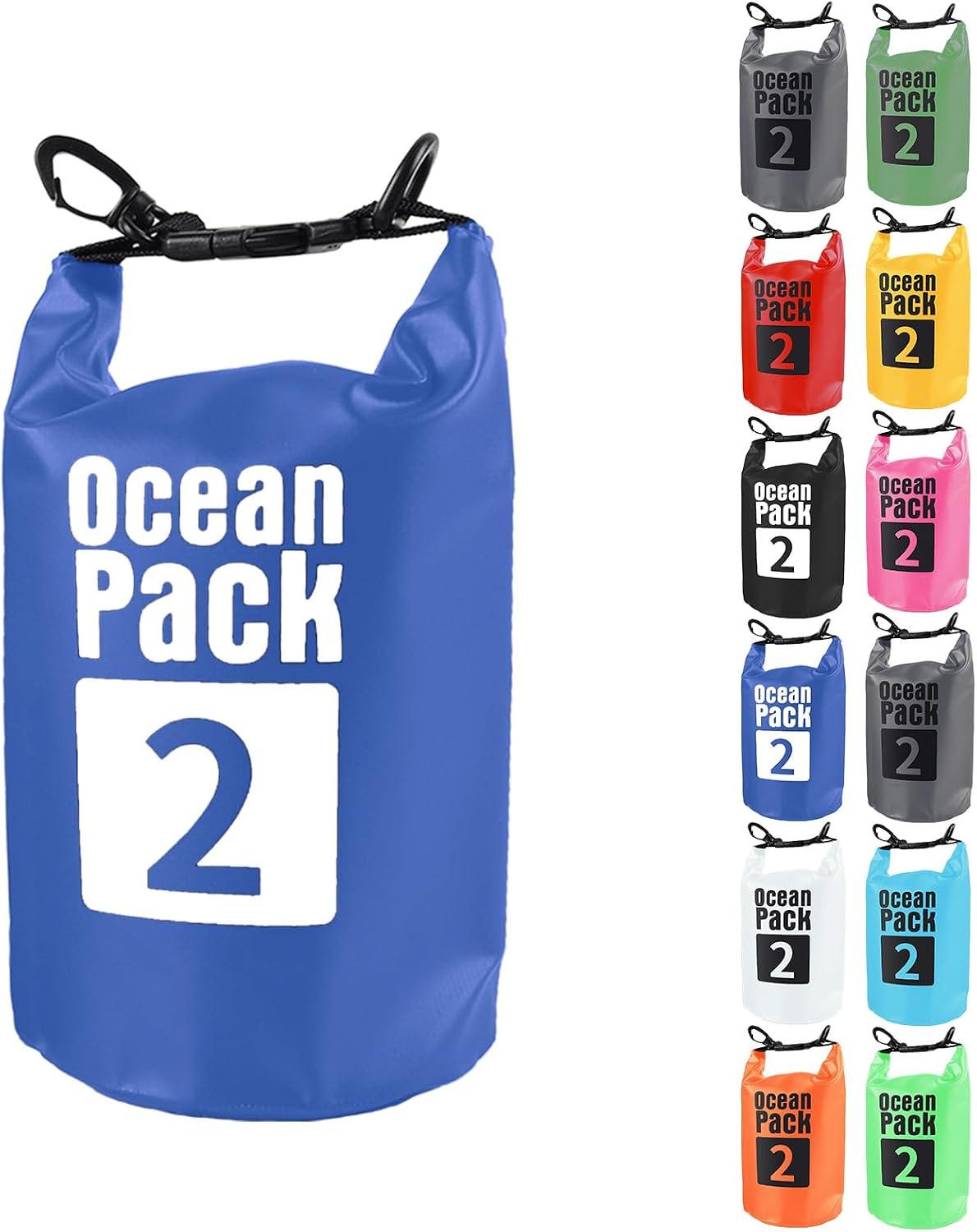 Merkloos Reisetasche wasserdichte Tasche, Blau, 2 l, wasserdicht über der Hose