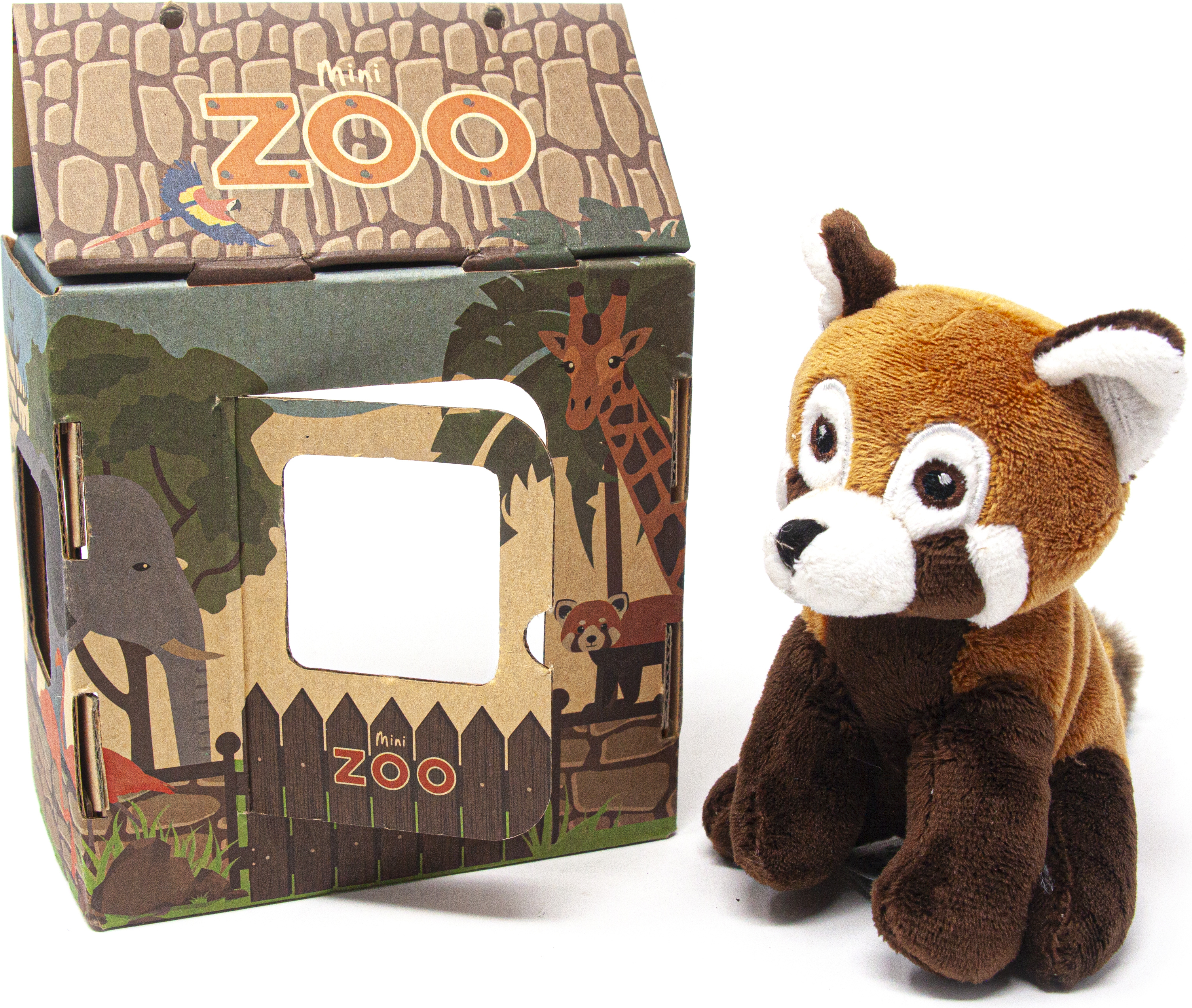 Nature Planet - Kuscheltier - Mini Zoo - Roter Panda 23179