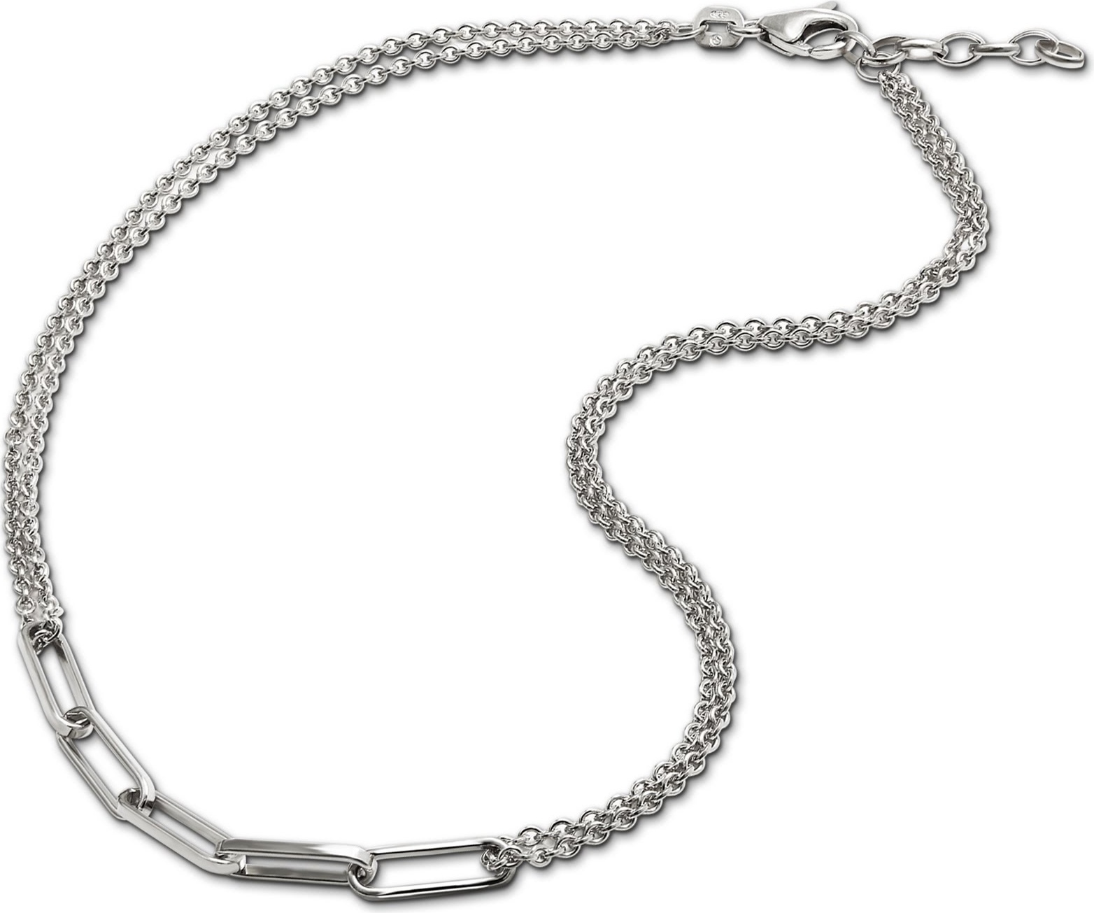 SilberDream Fußkette Fantasie 925 Sterling Silber Damen 26cm 2cm D2SDFK0046J