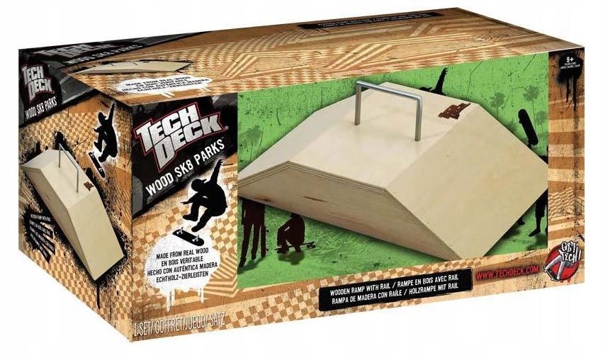 Tech Deck Fingerboard Holzrampe für Skatepark-Spaß