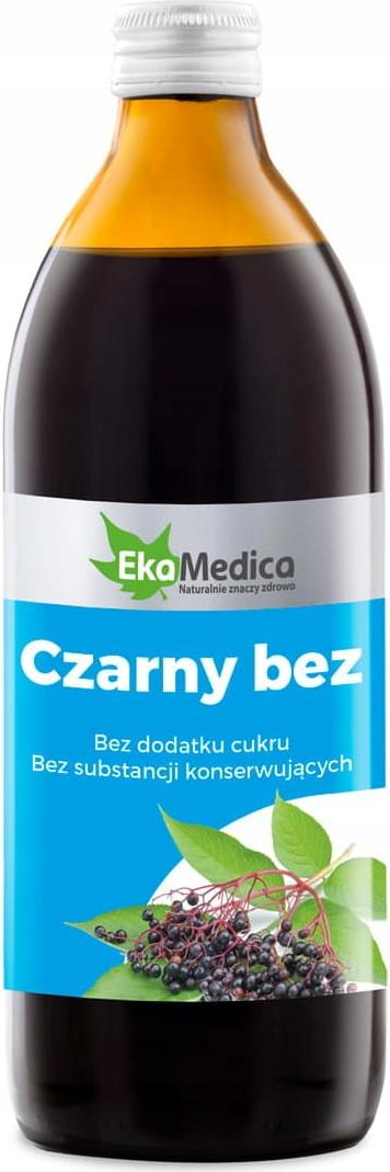 EkaMedica Zuckerfreier Holundersaft mit Vitamin C 1L