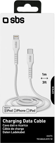 sbs TECABLELIGTC1W sbs Lightning/USB C Kabel 1,0 m