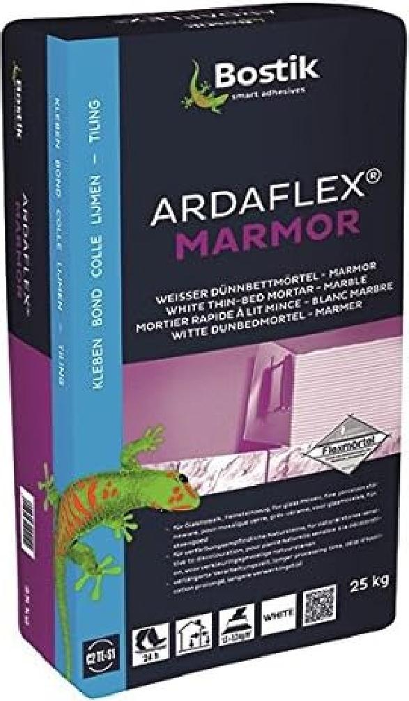 Bostik Ardaflex Marmor Ardaflex weiss Flex Natursteinkleber Dünnbettmörtel 25 kg Sack 30604807