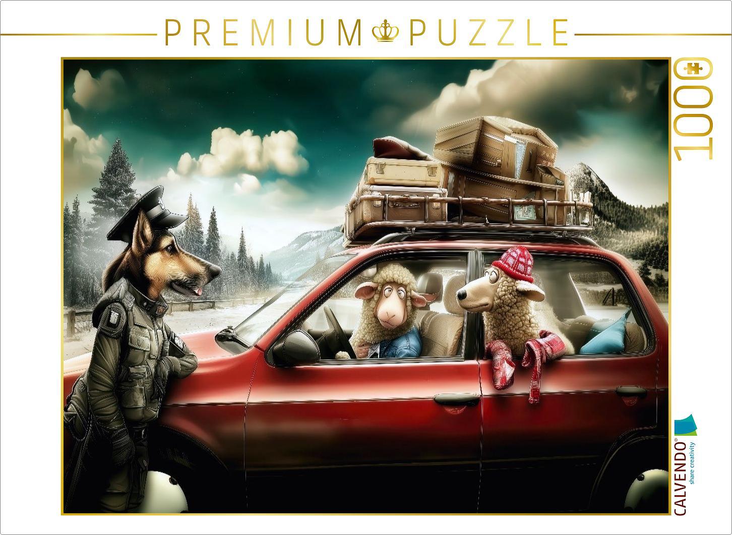 CALVENDO Puzzle Überladung | 1000 Teile Lege-Größe 64x48cm Foto-Puzzle für glückliche Stunden