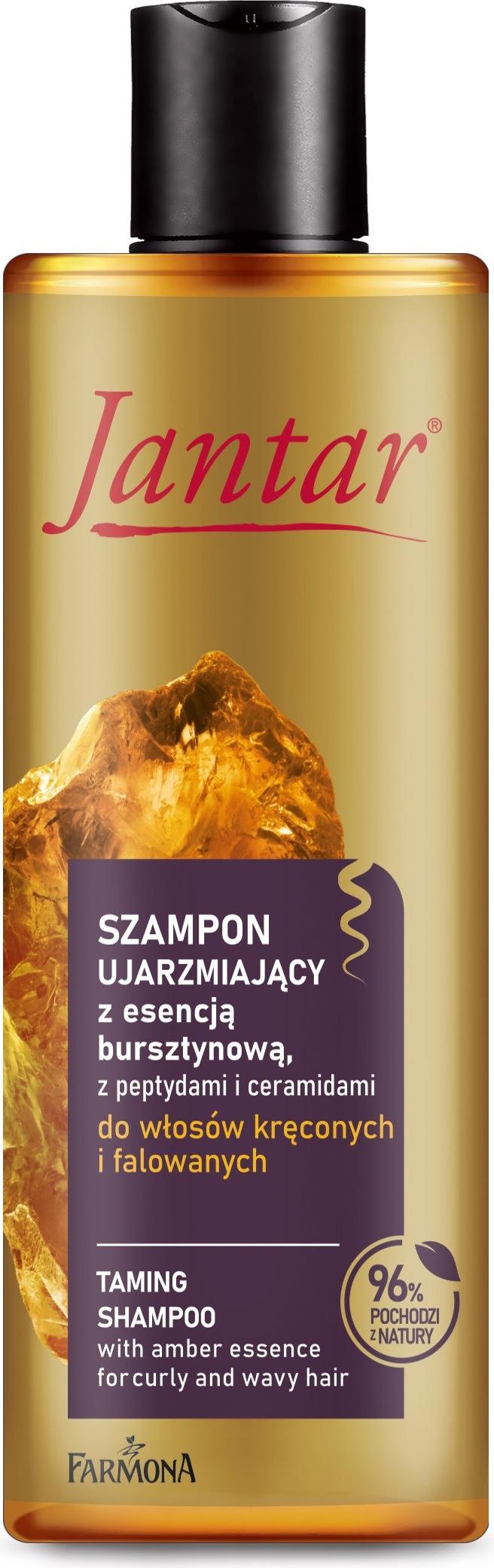 FARMONA Jantar Bändigendes Shampoo mit Amber-Essenz für lockiges und welliges Haar 300 ml