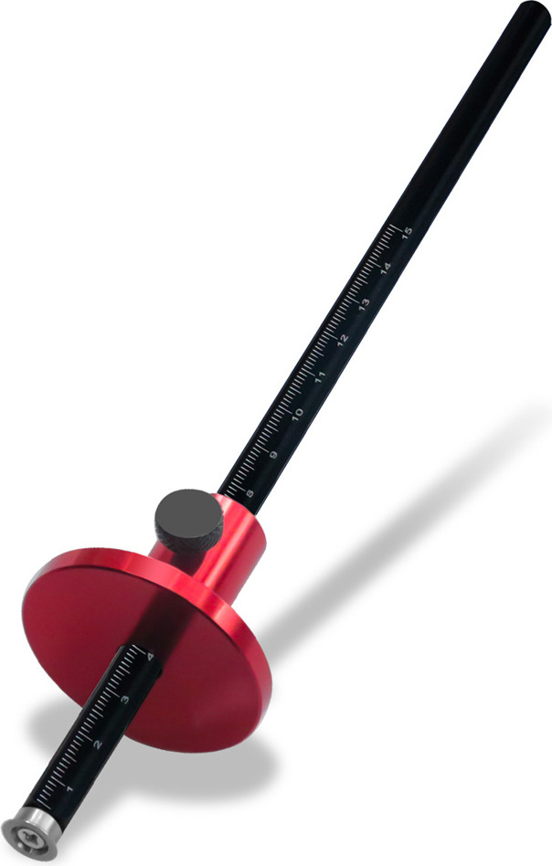 INSMA Radsigniergerät für Holzarbeiten, Dual Zoll & mm Skala, Parallele Linienzeichnung, Zapfenmessung