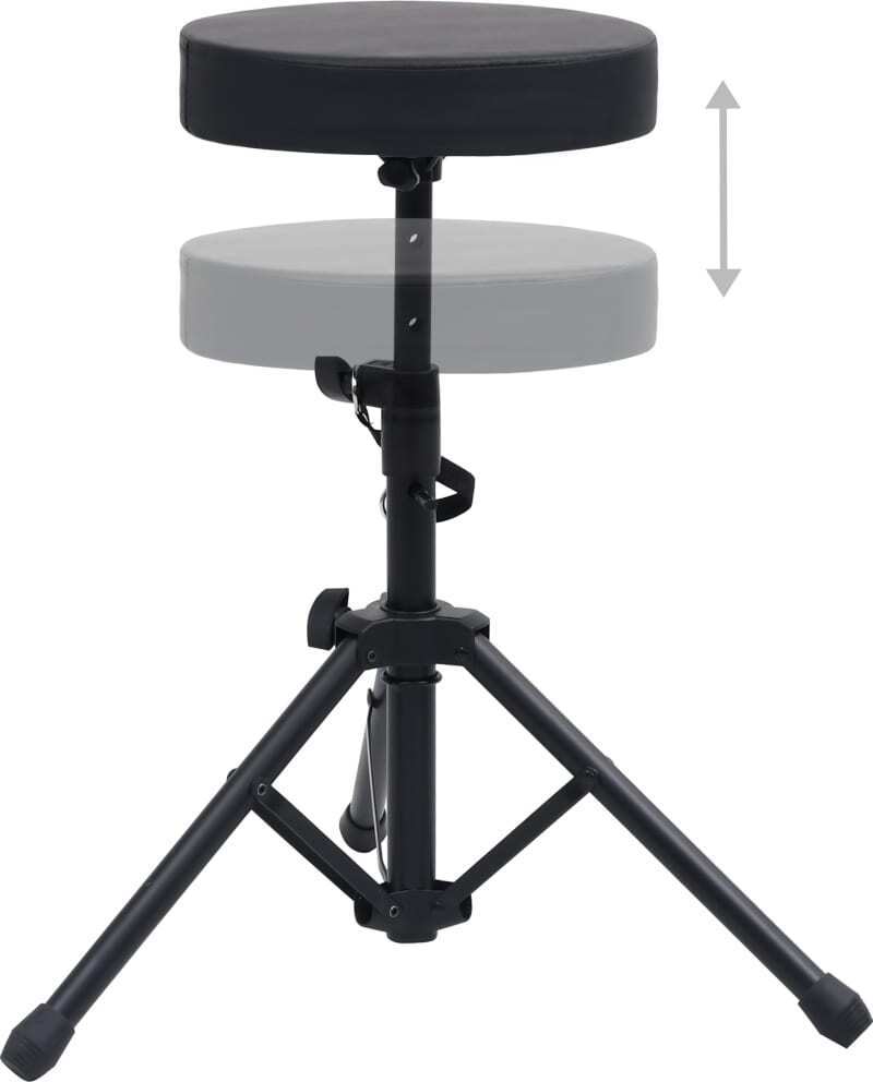 Drum-tec TFL-835HM Tabouret De Batterie Confortable Avec Siège Selle - Réglable Et Robuste