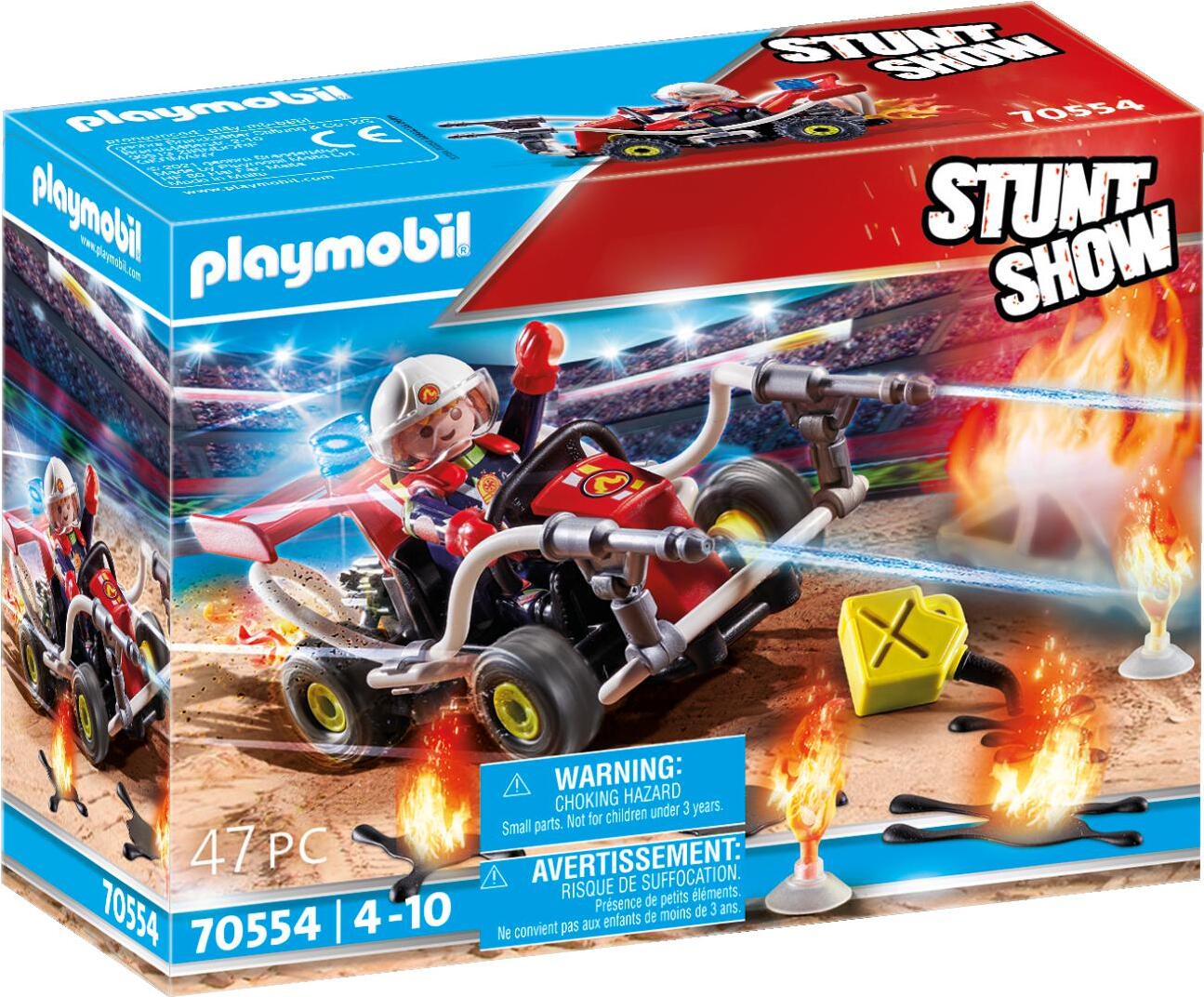 PLAYMOBIL Stuntshow 70554 Stuntshow Feuerwehrkart