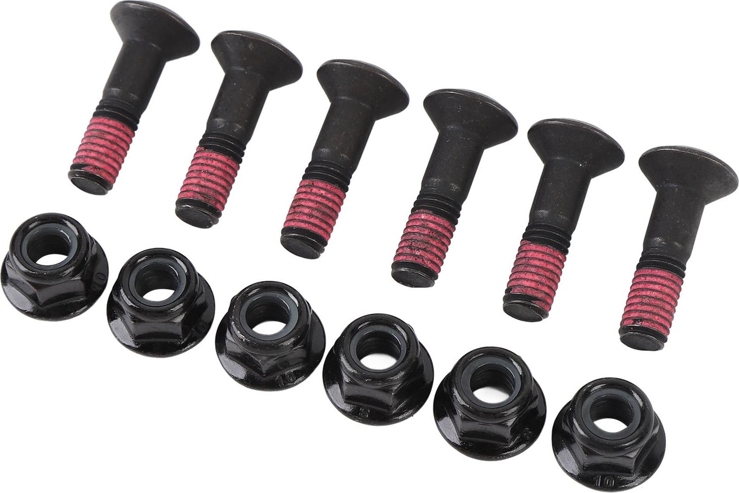 Cocosity 6 Sätze Ritzelschrauben und Muttern M8 X 32mm Eisen Motorrad Ritzel Schrauben Muttern Kit für YZ YZF