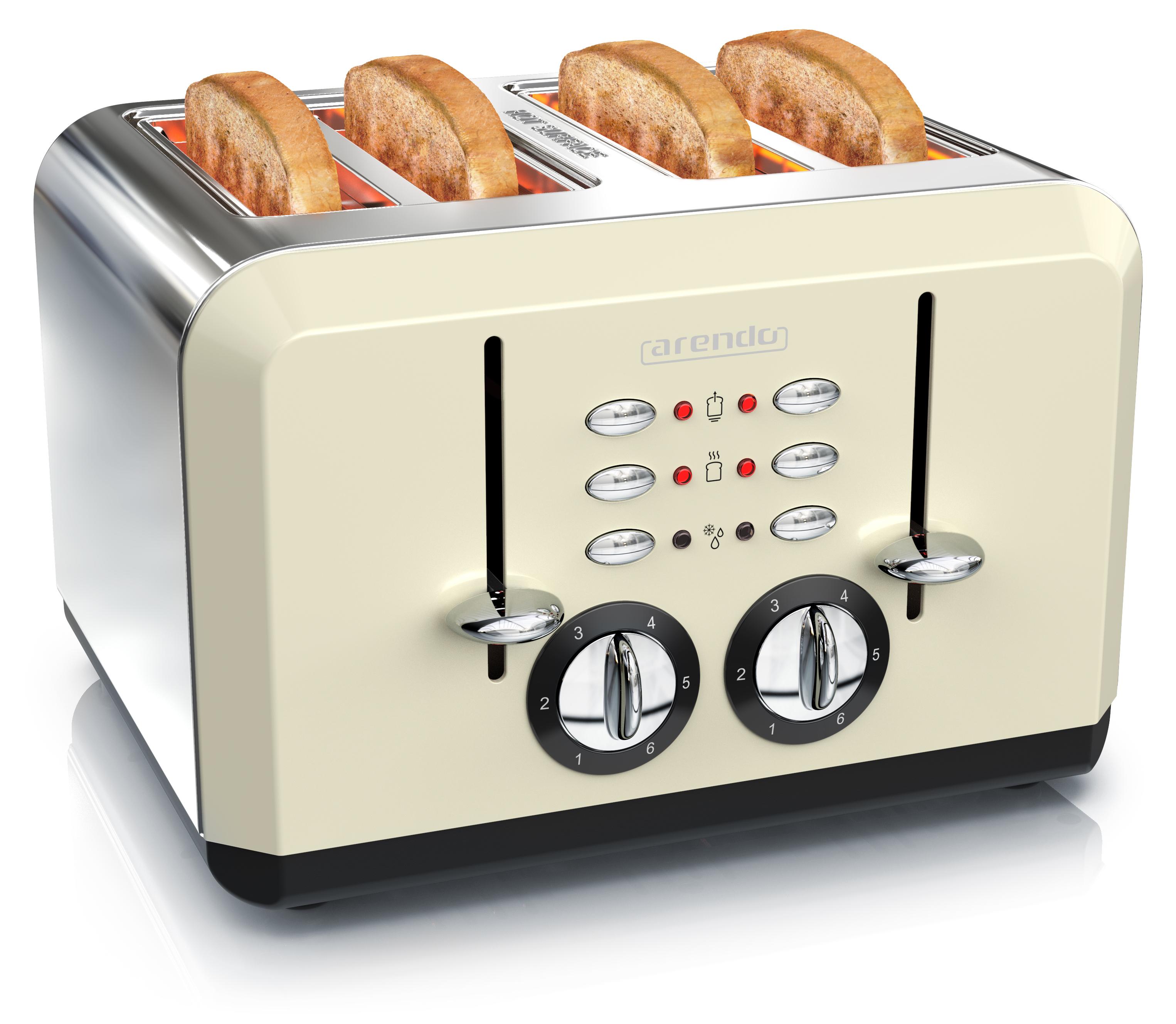Arendo Toaster für 4 Scheiben, 1630 W, | Kaufland.de