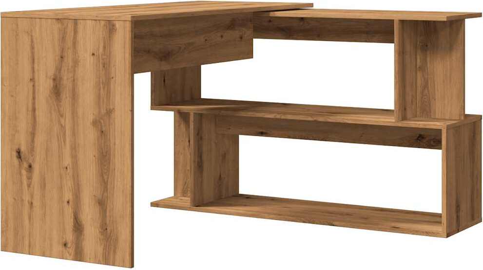 Eckschreibtisch Artisan-Eiche 200,5x50x76 cm Holzwerkstoff