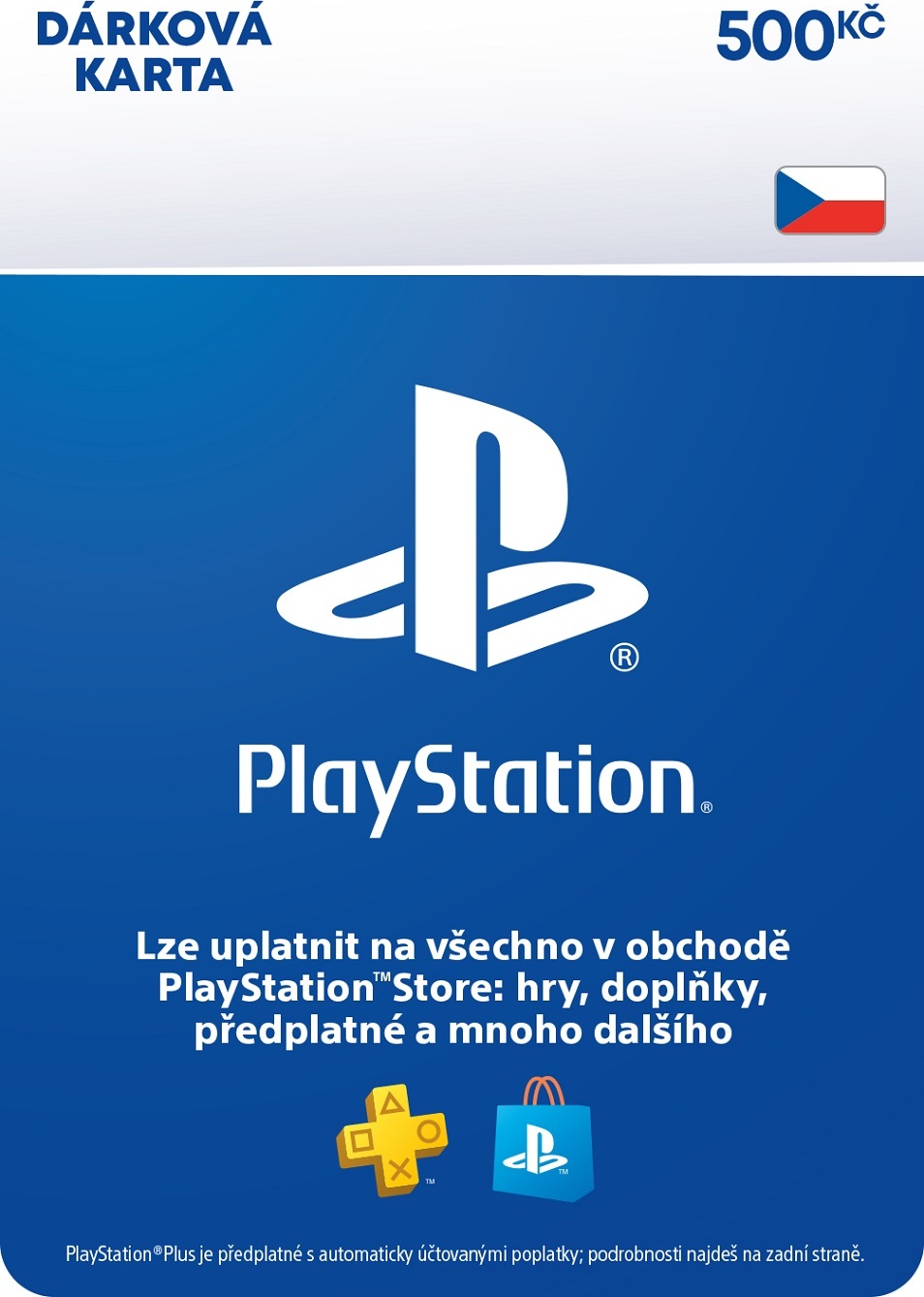 SONY ESD ESD CZ - Playstation Speichern Elektrizität. Brieftasche - 500 CZK