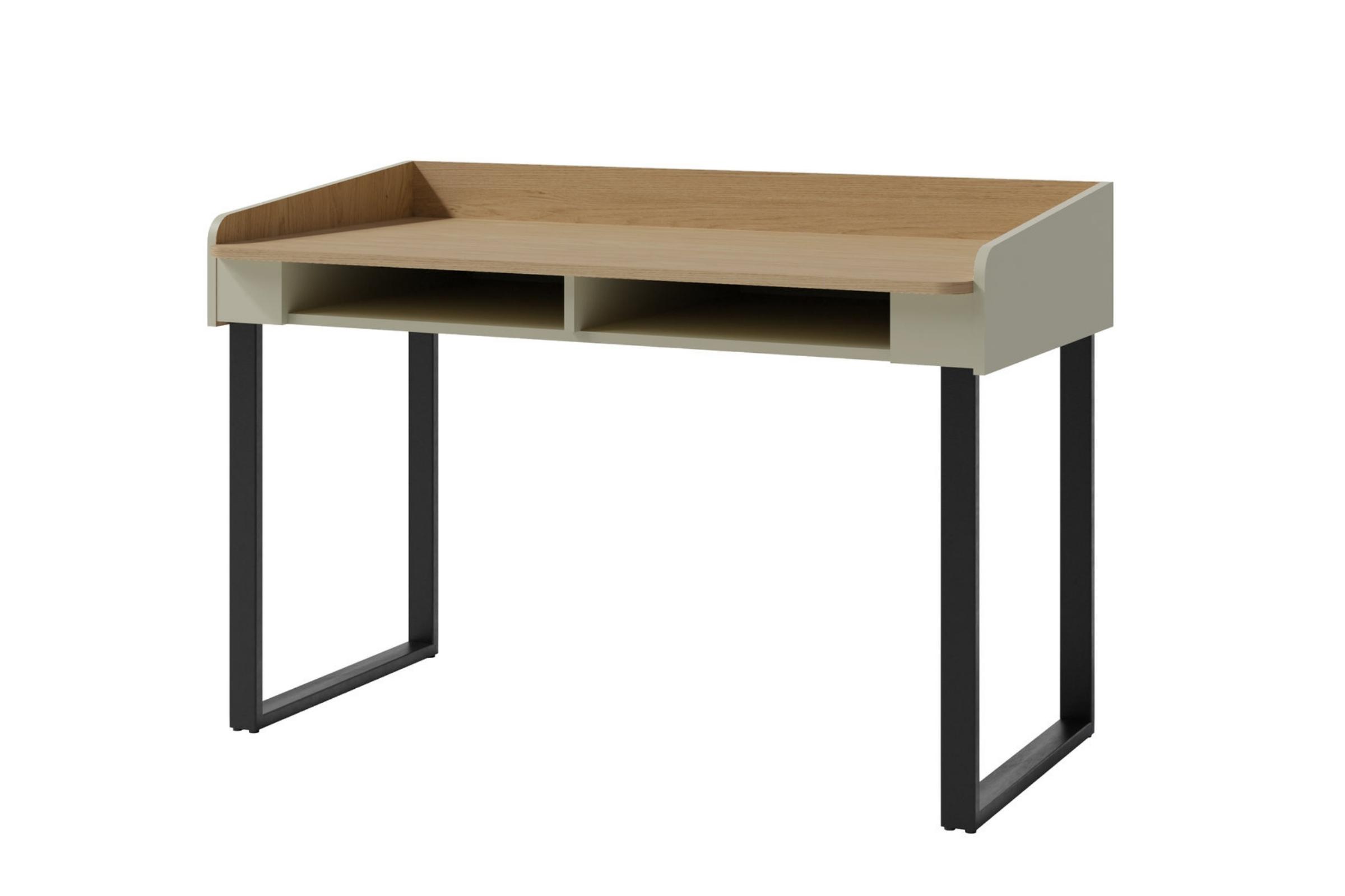 KINDERSCHREIBTISCH ALBI 10 125/64,5/83 in Eukalyptus / Baltic Düne Eiche