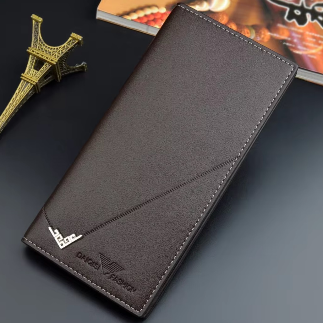 Herren Geldbörse Daiqisi Felipe - Elegante Dunkelbraune Geldbörse KP36169