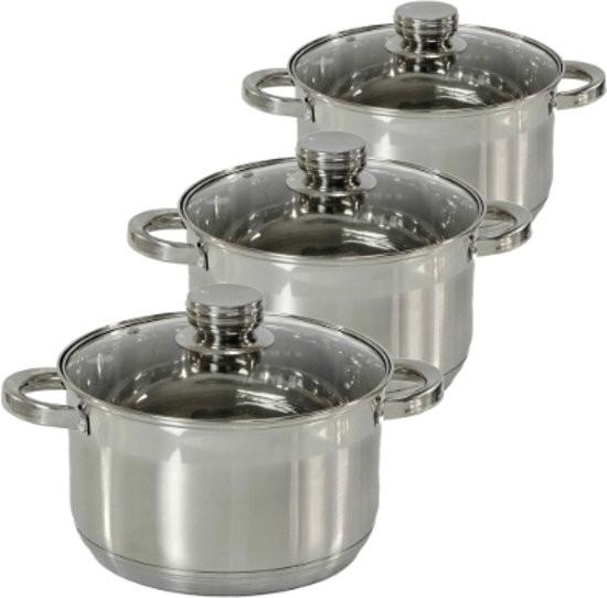 EDENBERG Frico Luxus-Topfset – 6-teilig – mit 7-lagigem Bodem! FR-1152