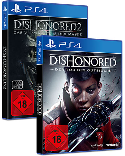 Bethesda Dishonored 2 PACK PS-4Tod des Outsiders + Dishonored 2 412599
