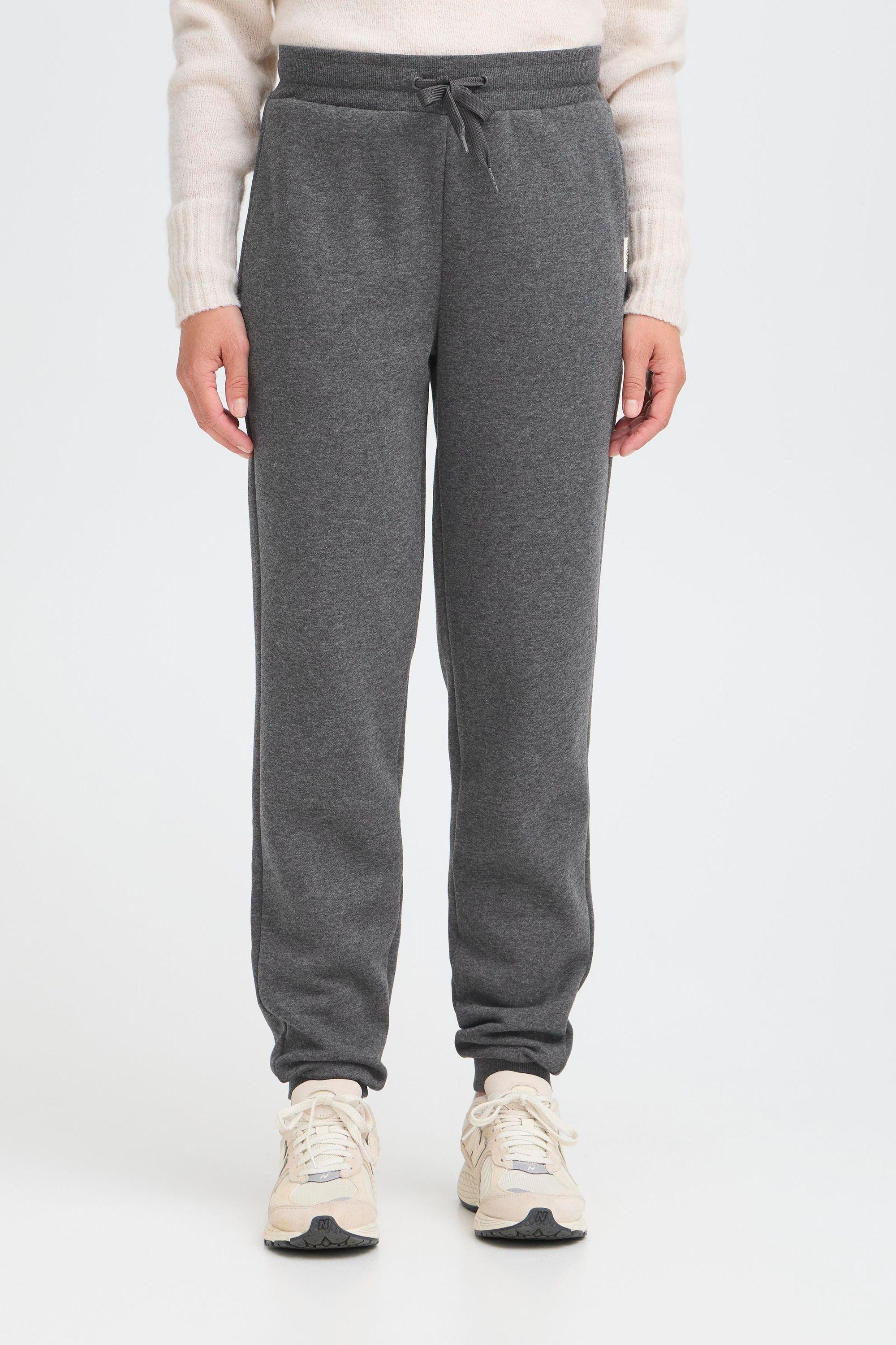 OXMO OXKAREN Damen Hose Sweathosen Joggerhose Baumwollmischung regular fit