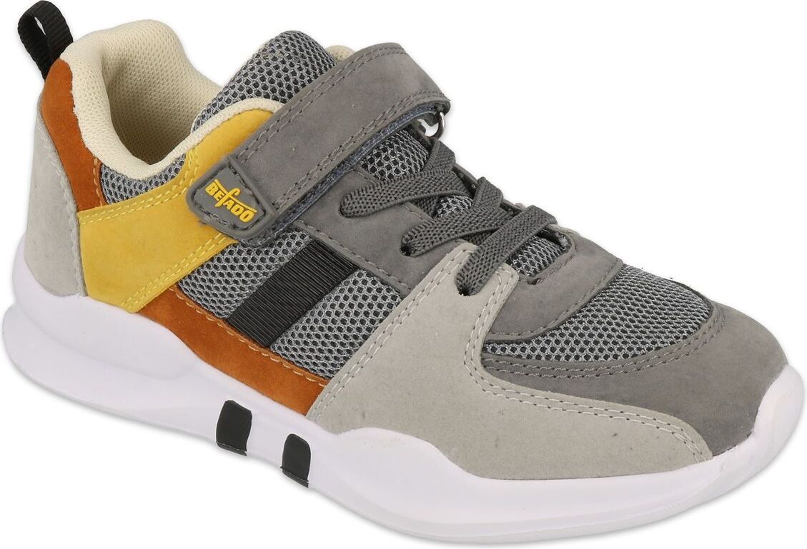 Tenisky BEFADO SPORT 516Q131 šedožlté 40