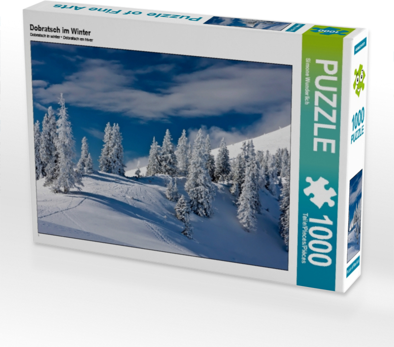 Calvendo Dobratsch im Winter 1000 Teile Puzzle quer 640x480mm, Wunderlich Simone; 7353133