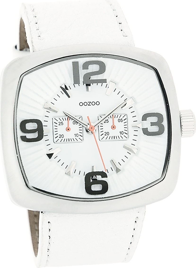 Oozoo dámske hodinky Hodinky analógové kožené biele D2UOC3260A