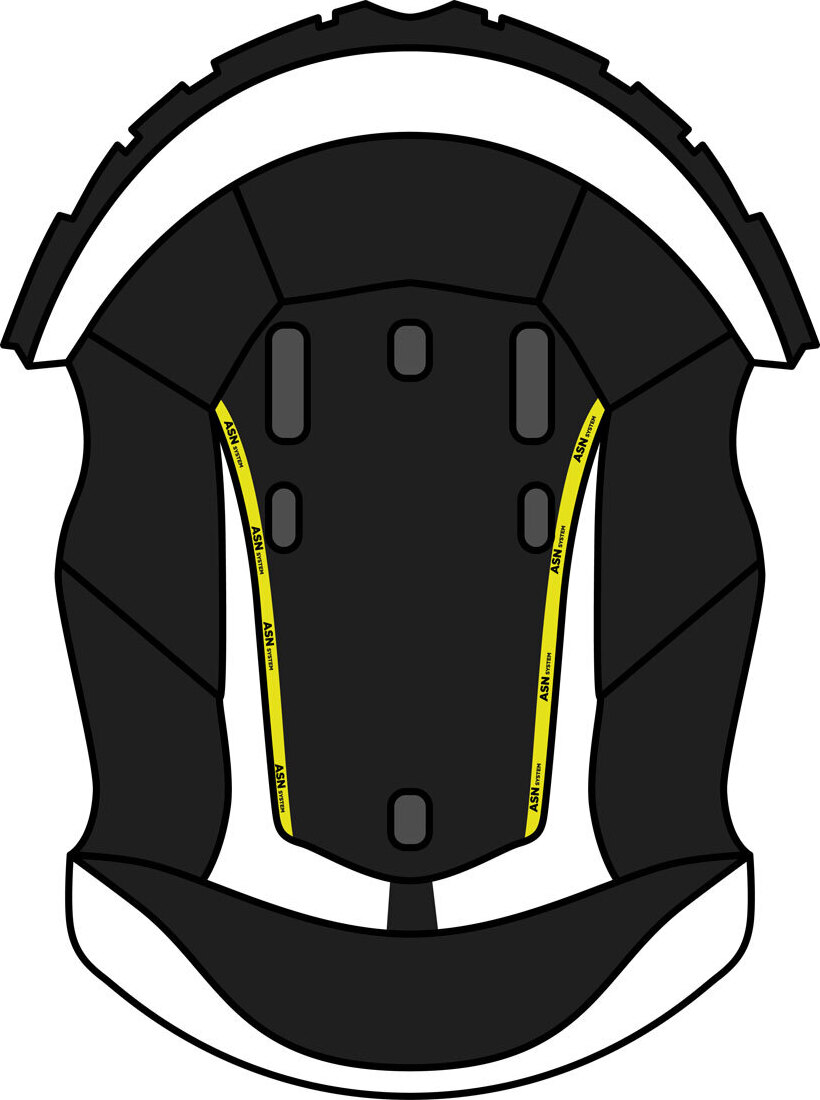 Airoh Helmet Interner Helm Airoh Aviator ACE Größe XL 5001AVACE0NXL