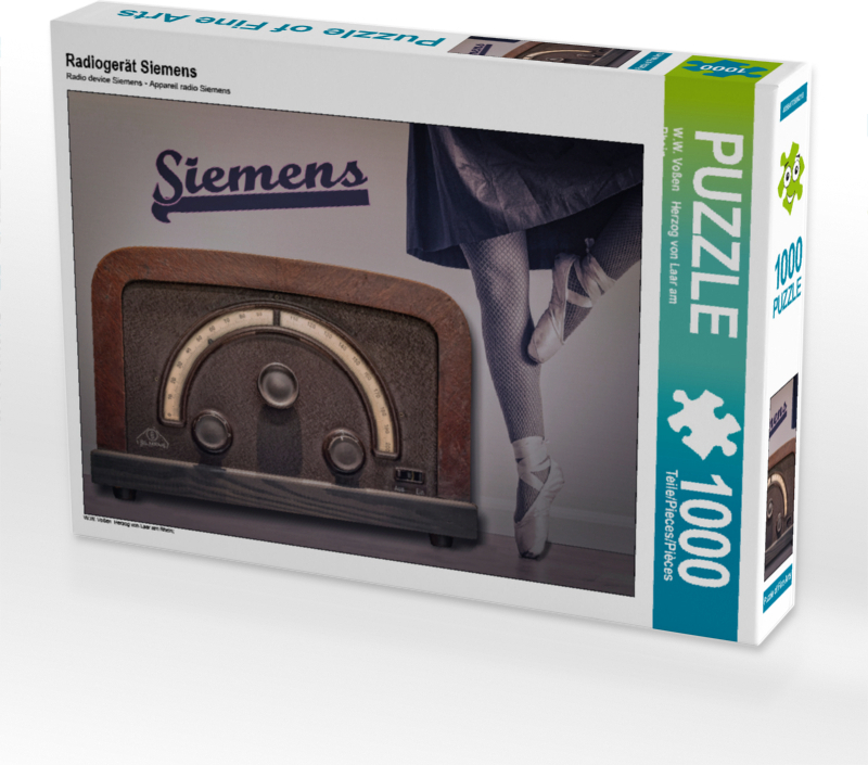 CALVENDO Puzzle Radiogerät Siemens 1000 Teile Puzzle quer | 1000 Teile Lege-Größe 64x48cm Foto-Puzzle für glückliche Stunden