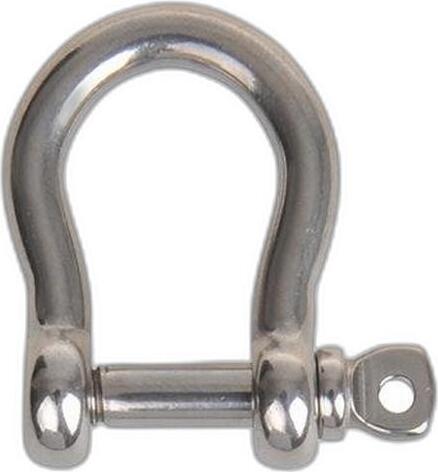 Pricenet Geschweifte Schäkel 6mm, A4 RVS AISI 316, 1.500 daN SF_547106