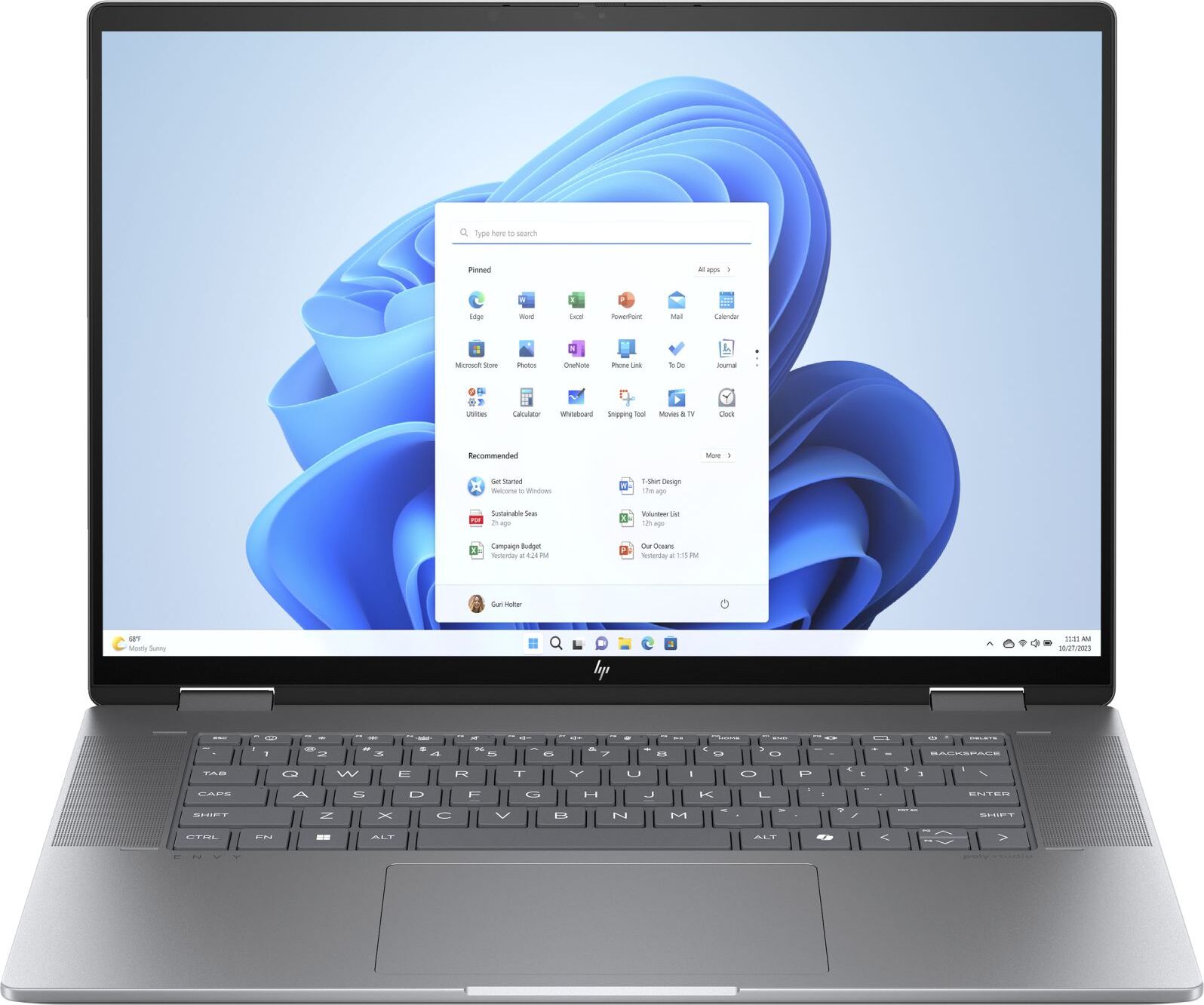 HP ENVY x360 2-v-1 Laptop 16" 2,8K OLED Touch R5-8640HS 16GB/1TB Win 11 16-ad0450ng