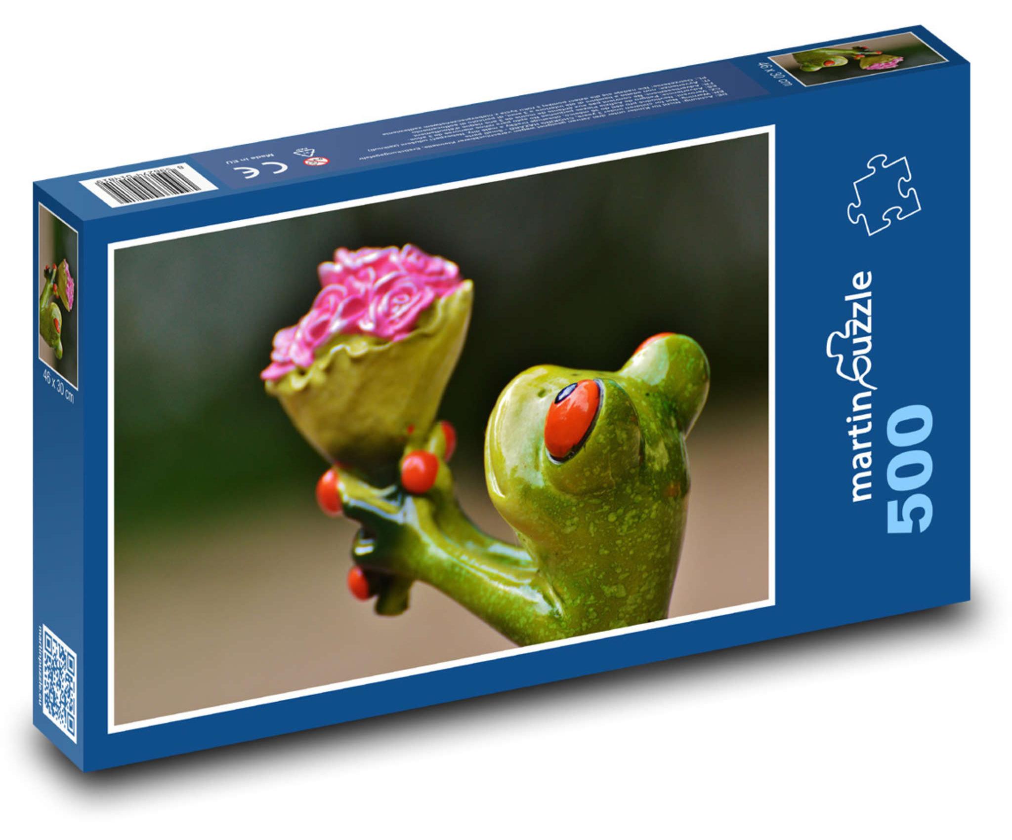 MCprint Puzzle 500 Frosch mit Entschuldigung - martinpuzzle