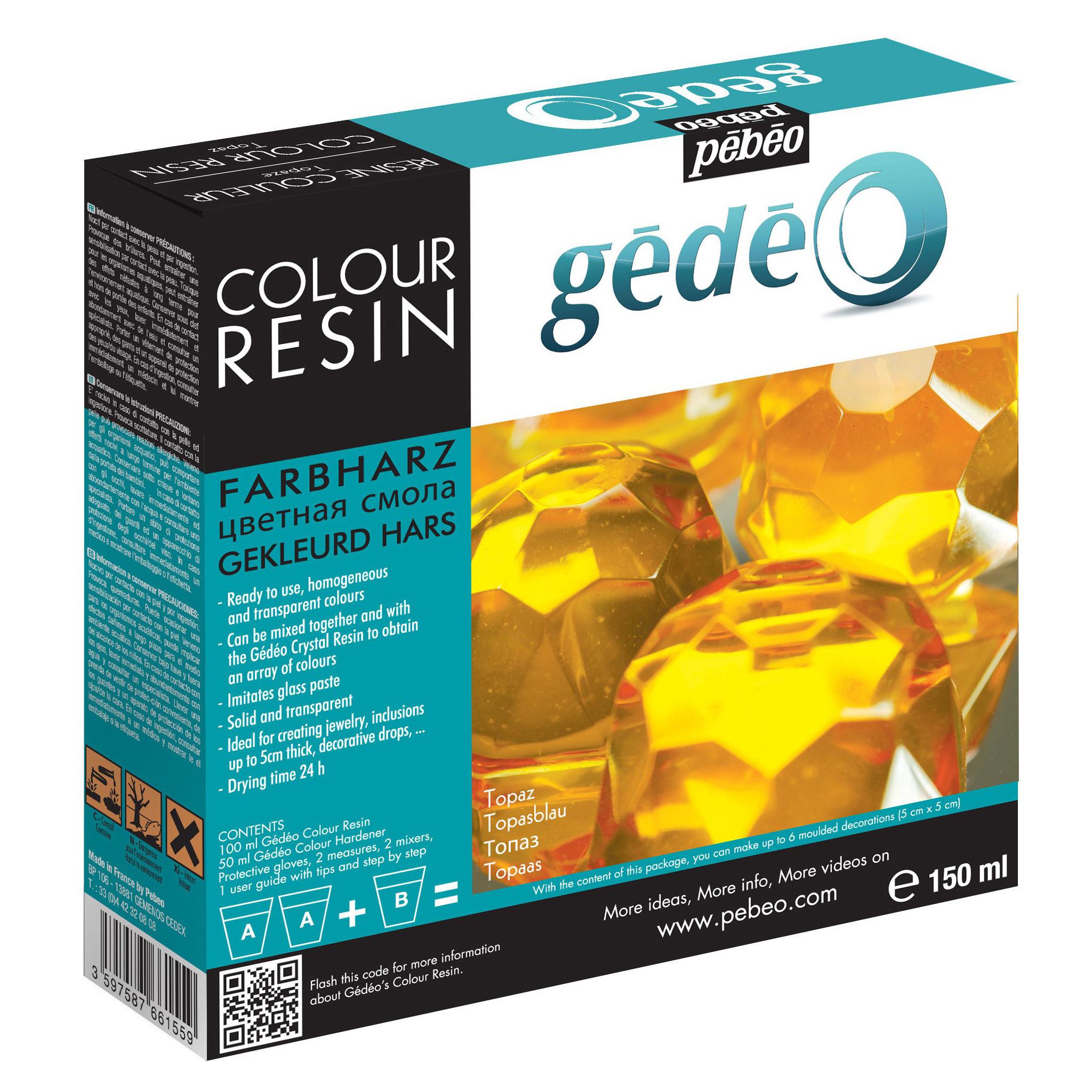 Pébéo Pebeo Gedeo Farbiges Harz, 150 ml, Topaz PEB 766155
