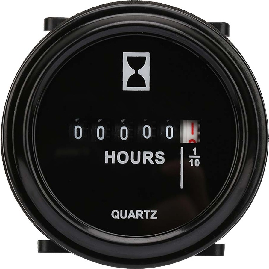 Cocosity 6-80V AC/DC 99999.9 Stunden Quarz-Stundenzähler für Motor-Generator-Zeitzählung