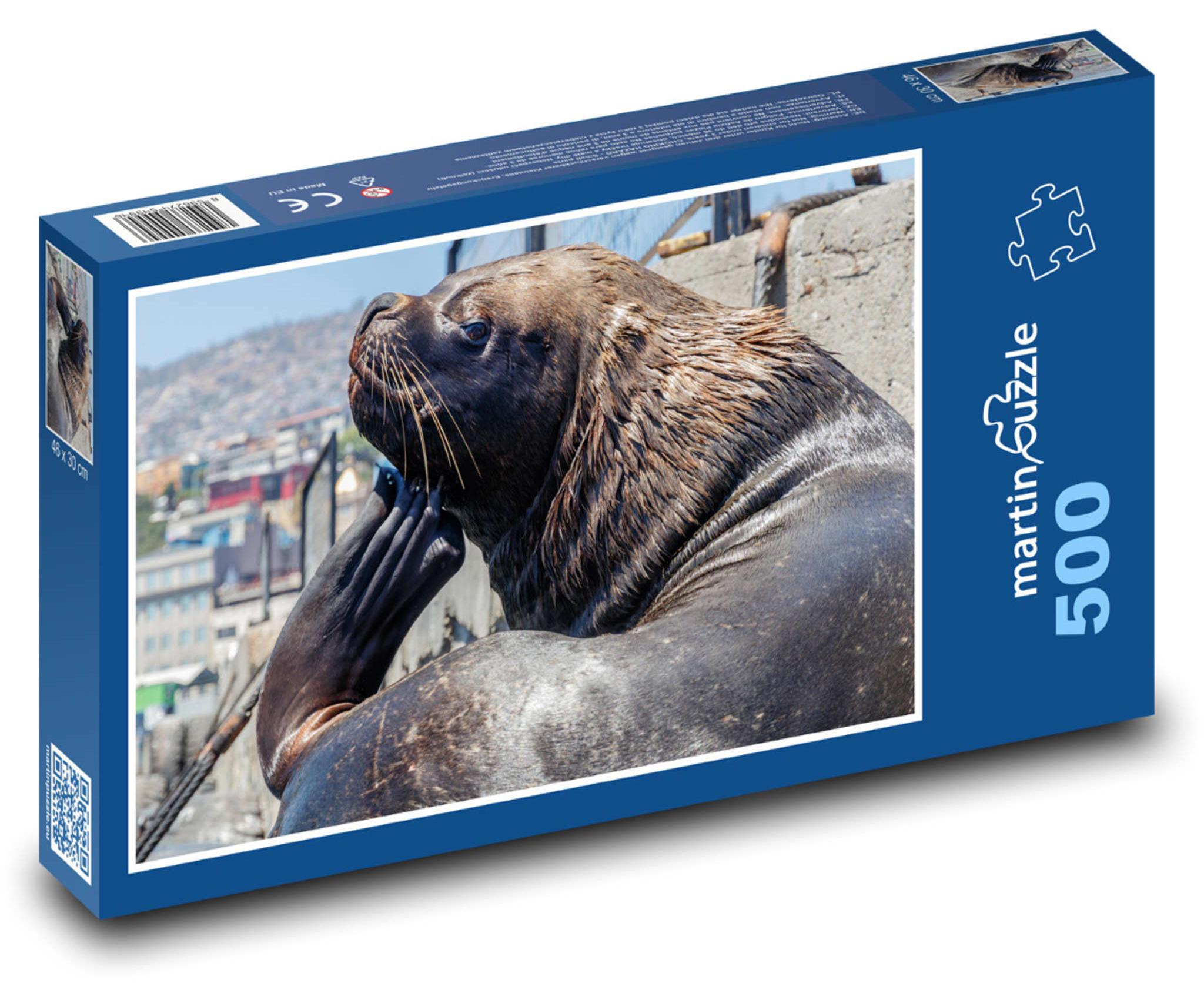 MCprint Puzzle 500 Seelöwe in der Sonne - martinpuzzle